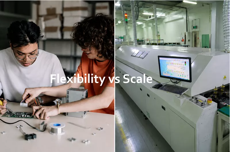 Small IoT ODM Engineering Team Vs Large Electronics Manufacturing Factory 1
